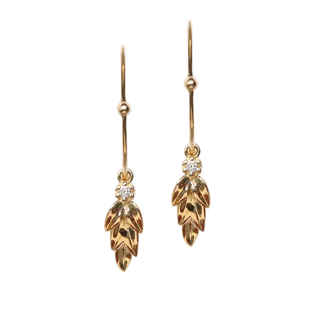raw gemstone earrings