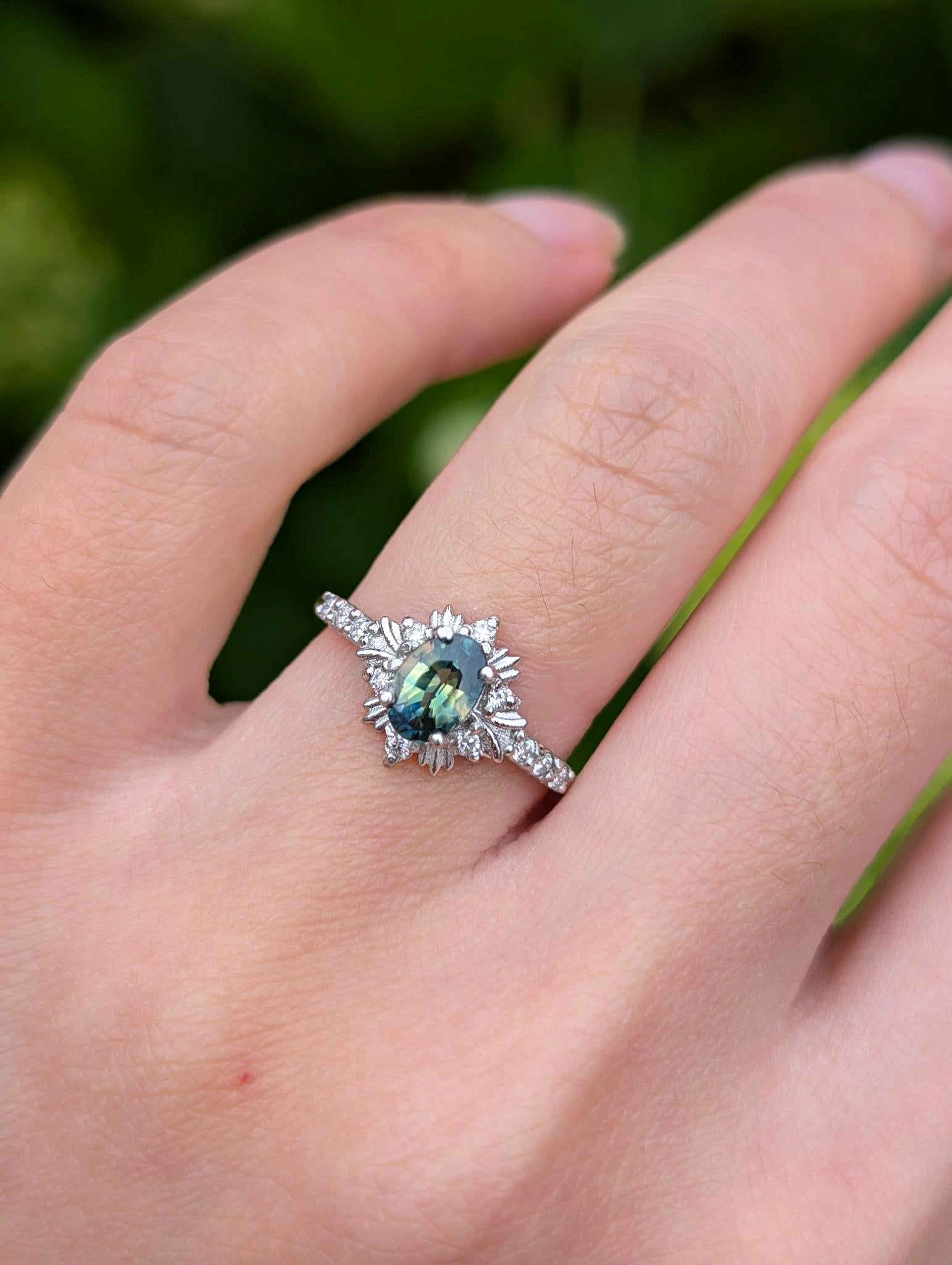 Royal Glow Blue Sapphire ring, Classic Blue Sapphire Engagement ring