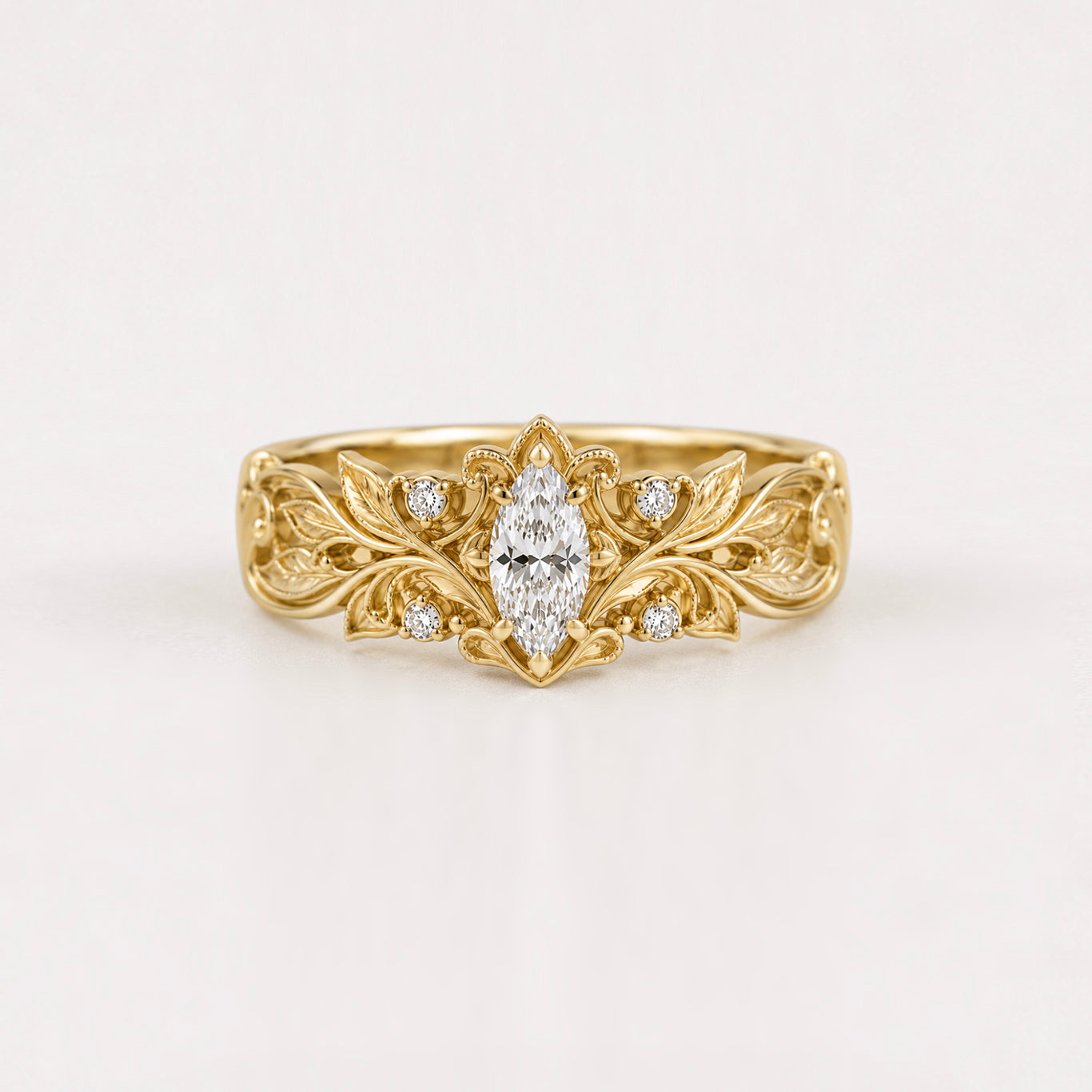 Vistoria Marquise Lab Diamond Wedding Band, Diamond Wedding Ring, Wedding Band