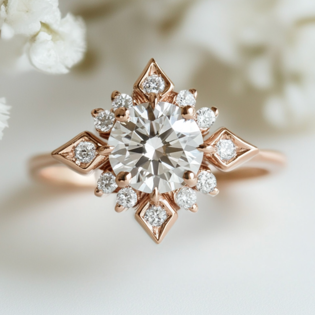 best lab created diamond engagement rings