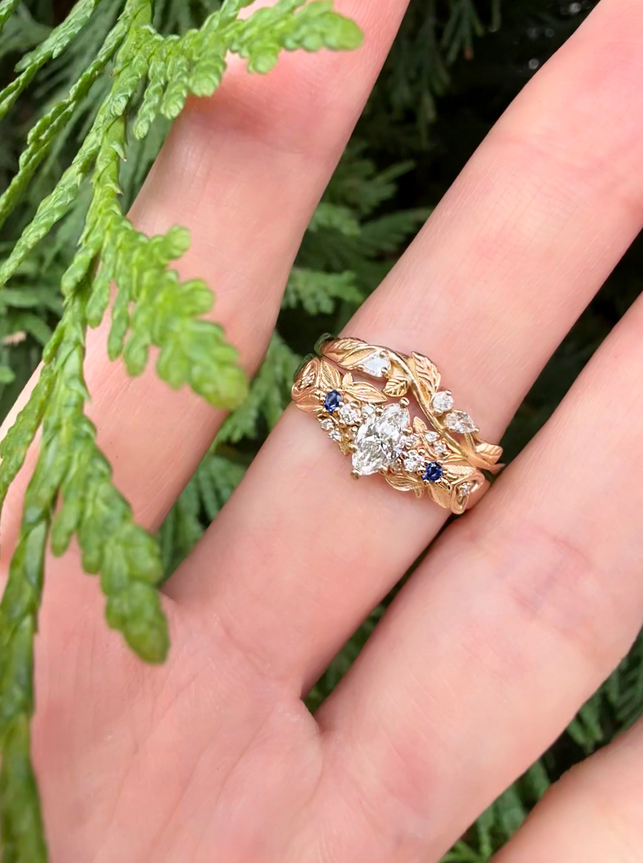 Serelith 14k Gold Engagement ring, Diamond Engagement Ring