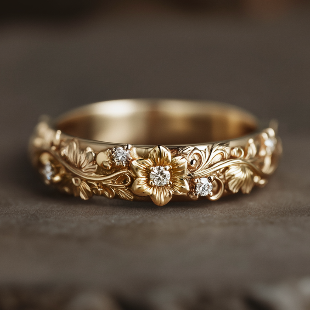 Diamond Wedding Band, Diamond Wedding Ring, Wedding Band For men and women