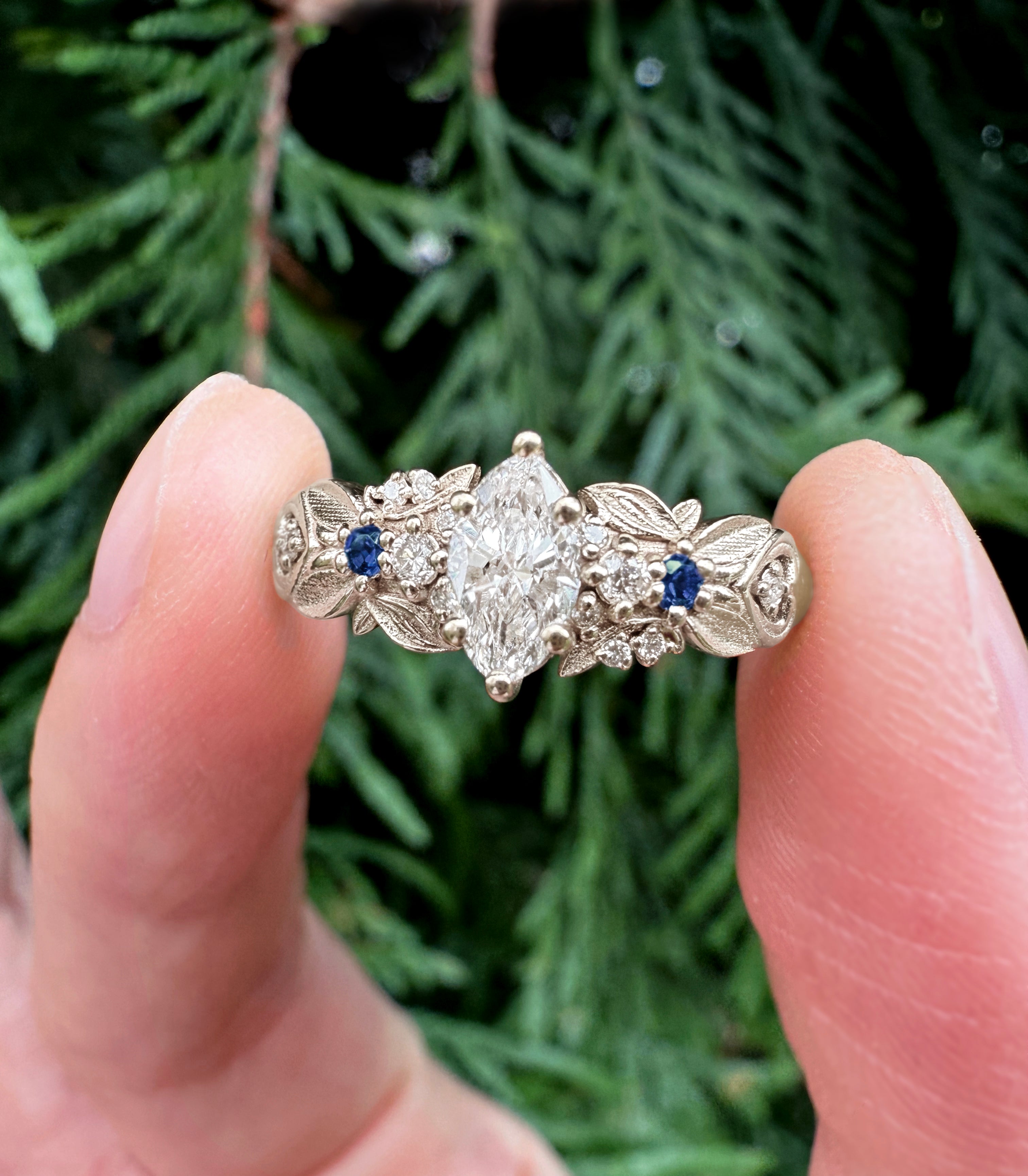 Serelith 14k Gold Engagement ring, Diamond Engagement Ring