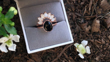 Load image into Gallery viewer, JadedDesignNYC Raw Black Tourmaline-Herkimer Diamond Wedding Set
