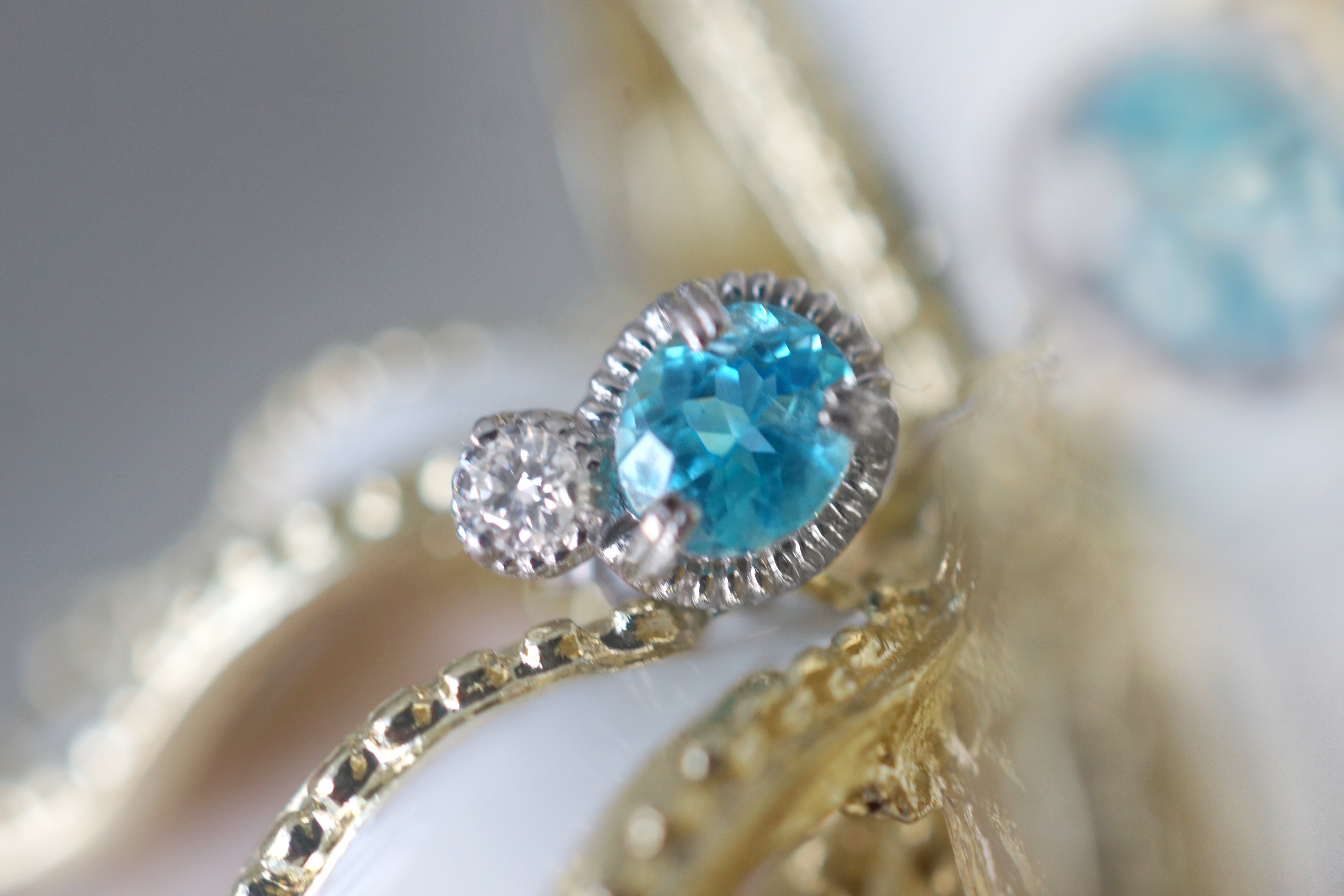 Apatite Studs, Rare Ocean Apatite studs, Ship next day