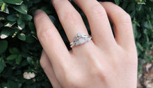 Load image into Gallery viewer, Bridal Set, Raw Diamond Rings
