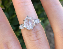 Load image into Gallery viewer, Clear Quartz Engagement Ring
