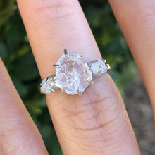 Load image into Gallery viewer, Clear Quartz Engagement Ring
