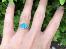 Load image into Gallery viewer, Raw Turquoise Ring, Engagement Ring
