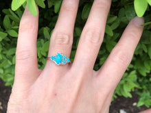 Load image into Gallery viewer, Raw Turquoise Ring, Engagement Ring
