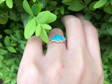 Load image into Gallery viewer, Raw Turquoise Ring, Engagement Ring
