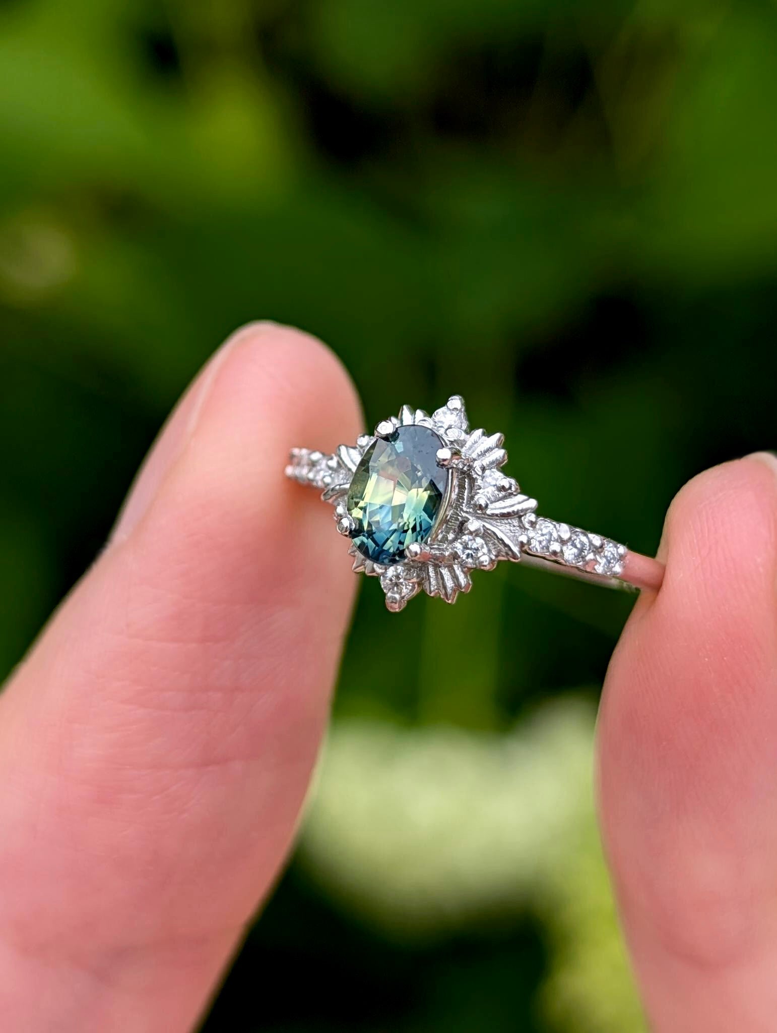 Royal Glow Blue Sapphire ring, Classic Blue Sapphire Engagement ring