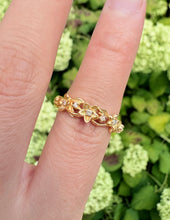 Load image into Gallery viewer, Morning Glory Wedding Band, Diamond Wedding Ring, Floral Wedding Band
