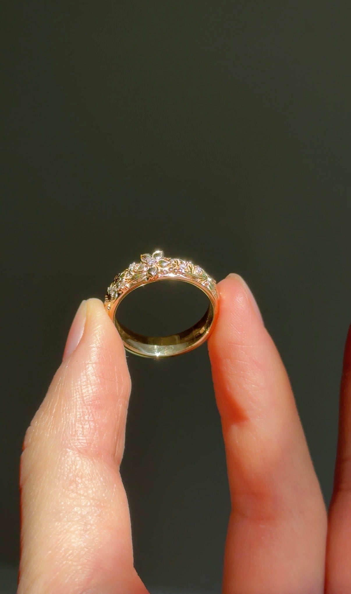Marigrove Diamond Wedding Band, Diamond Wedding Ring, Wedding Band For men and women