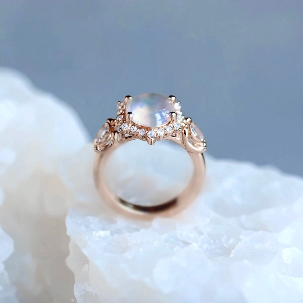 Moonstone Ring, Moonstone Engagement Ring