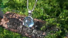Load image into Gallery viewer, Luck&#39;s At The Door Aquamarine Necklace
