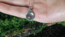 Load image into Gallery viewer, Luck&#39;s At The Door Aquamarine Necklace
