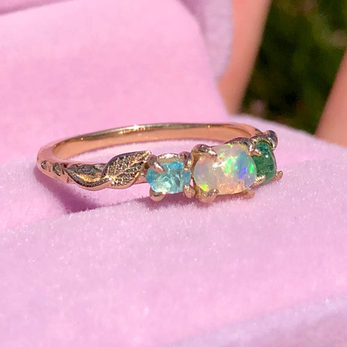 opal engagement ring