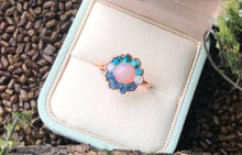 Load image into Gallery viewer, Enchanting Blooming Opal Mothers&#39; Ring: Customizable Beauty in Colorful Harmony
