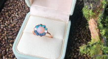 Load image into Gallery viewer, Enchanting Blooming Opal Mothers&#39; Ring: Customizable Beauty in Colorful Harmony
