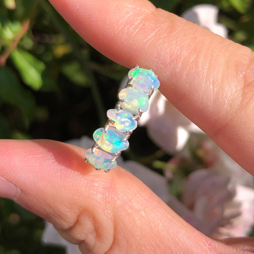 opal engagement ring