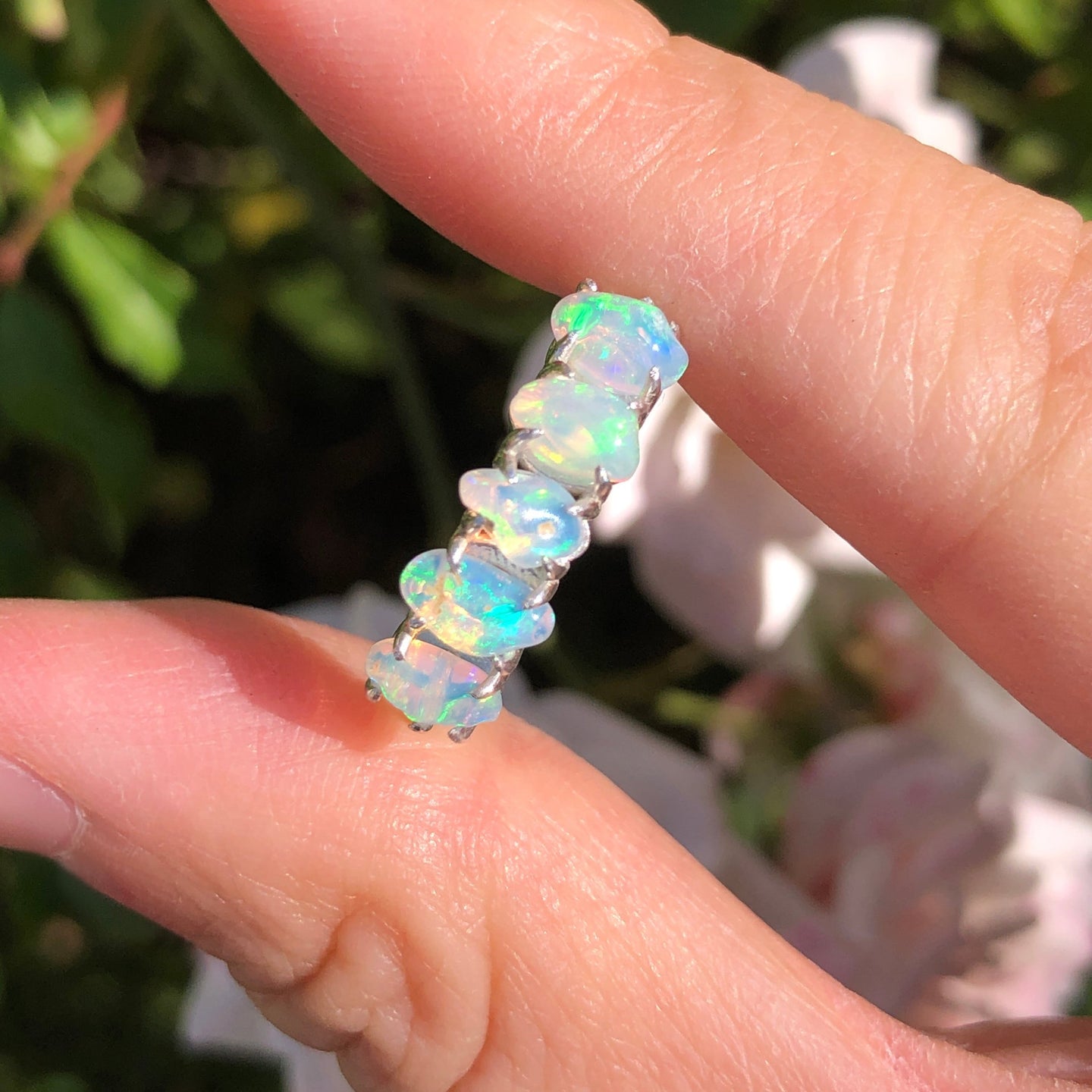 opal engagement ring