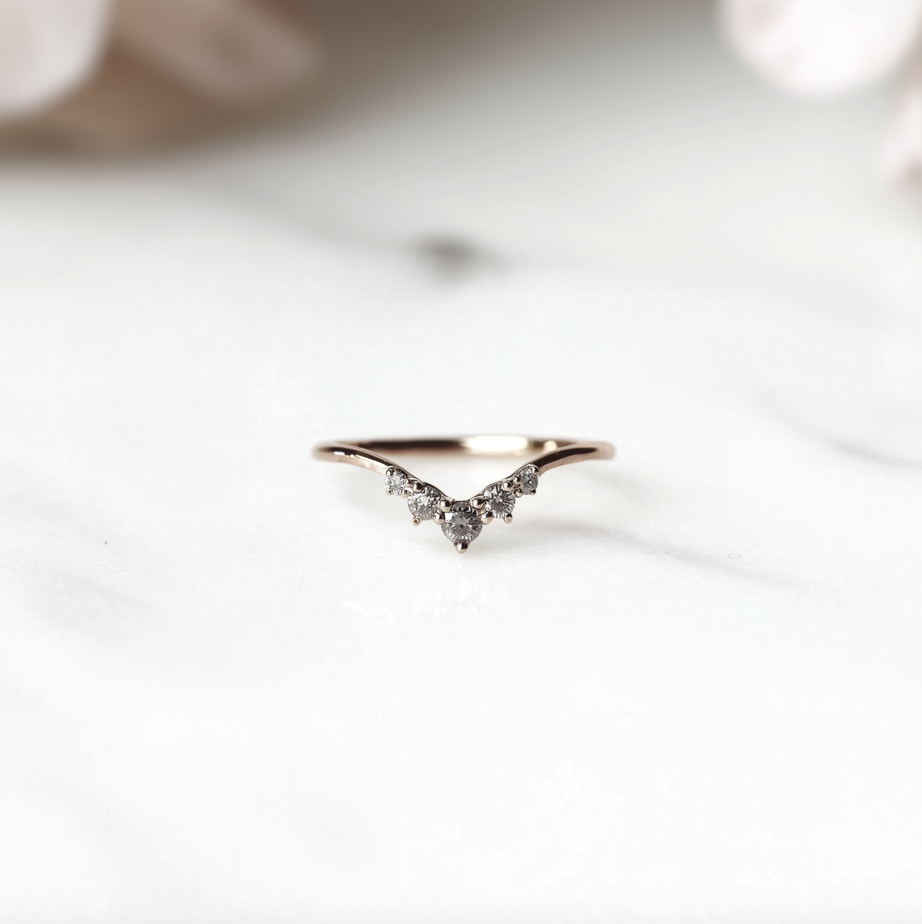 Salt and Pepper Diamond Wedding Ring for women, Diamond Stacking band