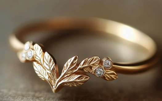 Custom Order for Mary-14k Yellow Gold Wedding Set
