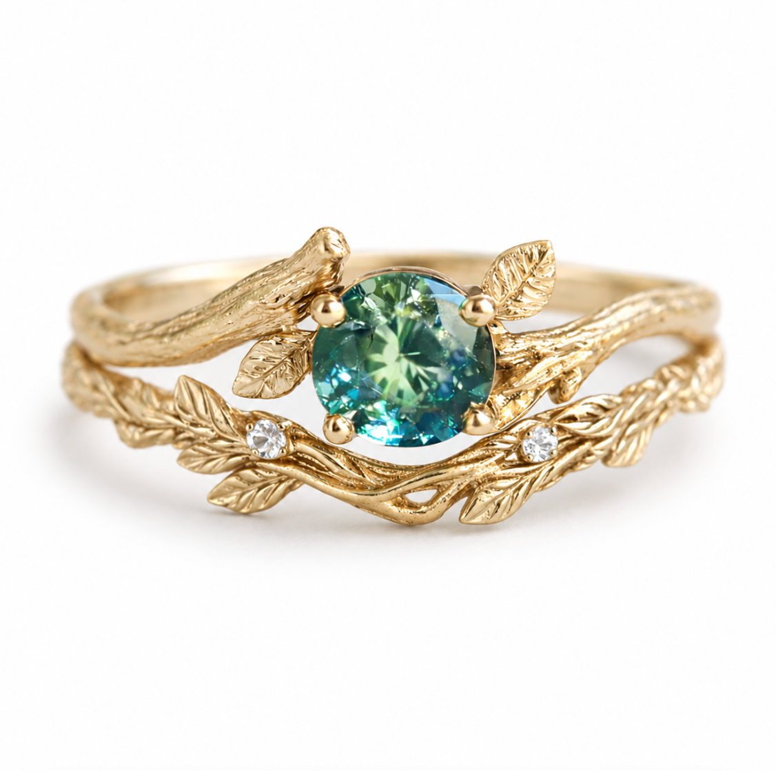 Evervine Whisper Diamond Wedding Band, Curved Diamond Wedding Ring For Women
