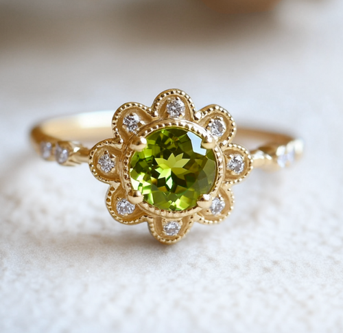 peridot ring