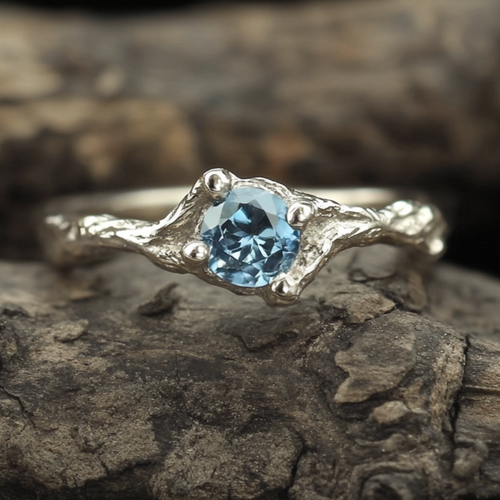 topaz engagement ring