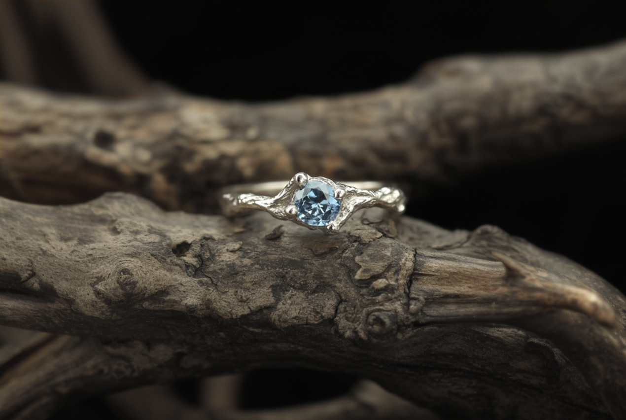 topaz engagement ring