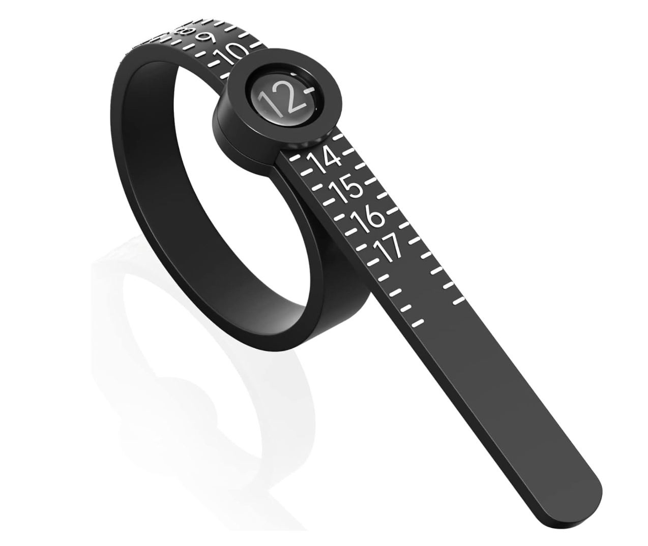 US Ring sizer, Portable ring sizer, Full size and half size ring sizer with built-in magnified glass