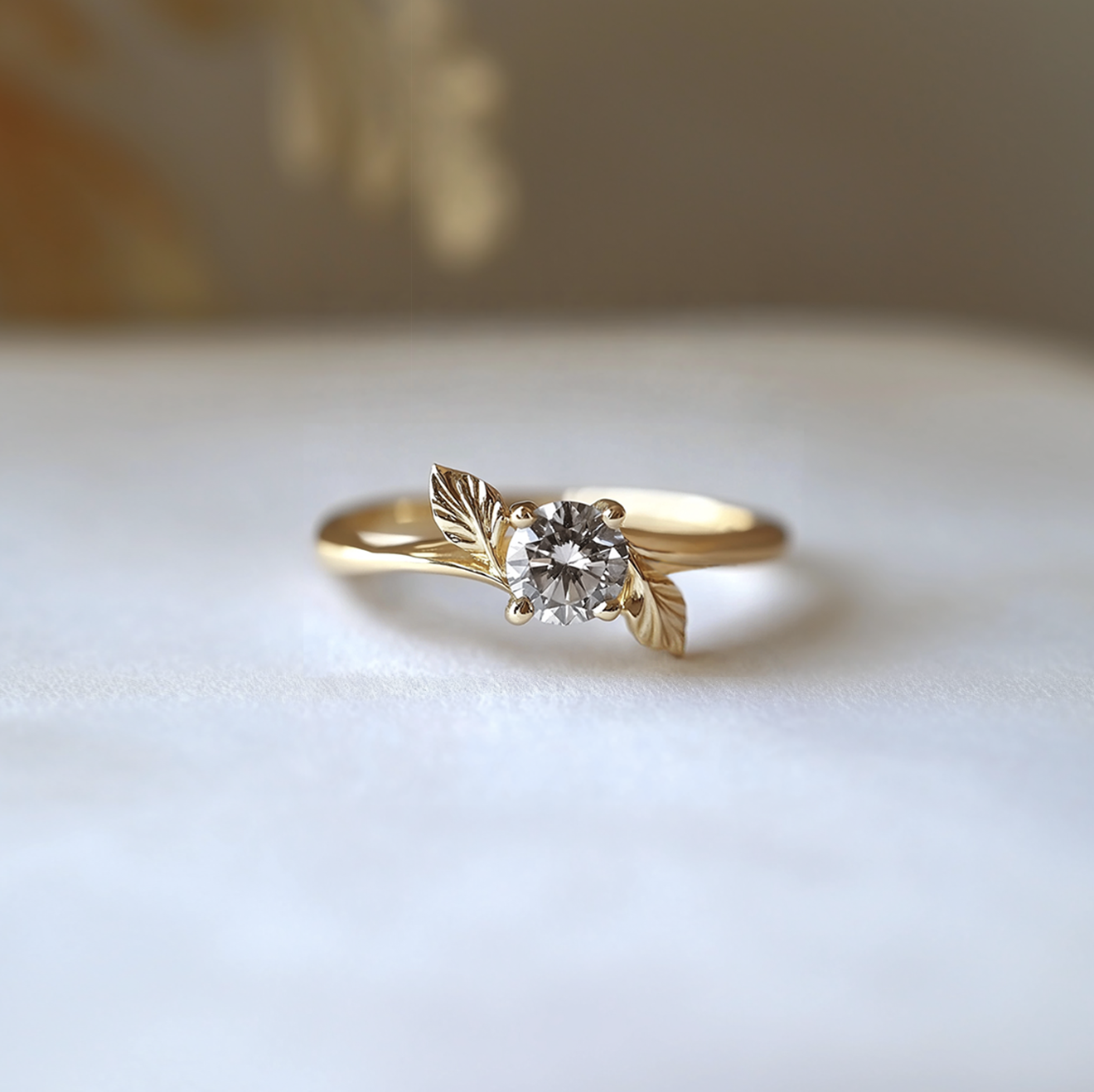 Dancing Star Salt and Pepper Diamond Ring, Diamond Engagement Ring