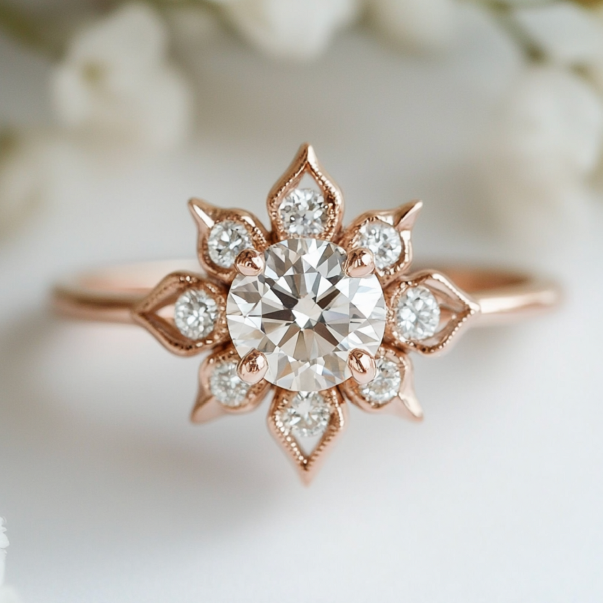 Astra Angel Rings Astra Ring, Diamond Engagement Ring, Sound of Windmill, Diamond Weddin