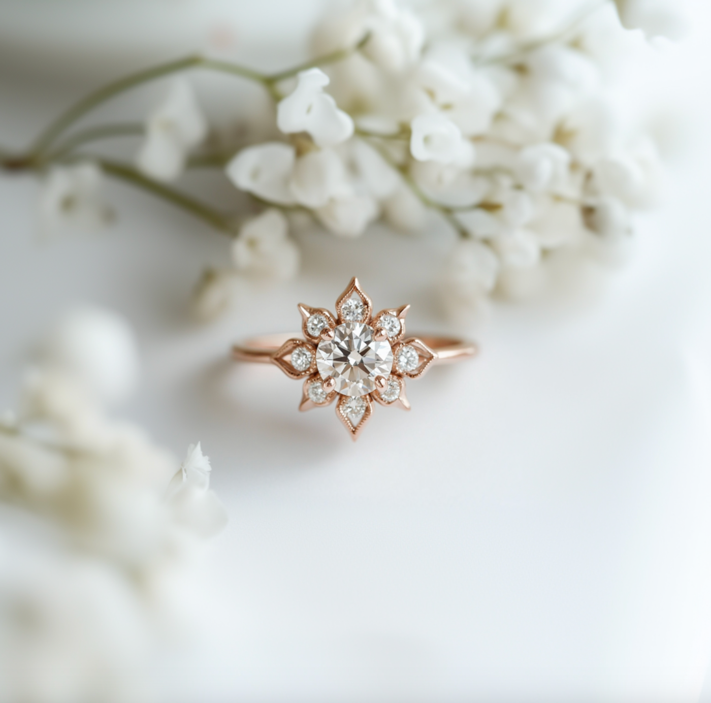 Astra Ring, Diamond Engagement Ring, Sound of Windmill, Diamond Wedding Ring