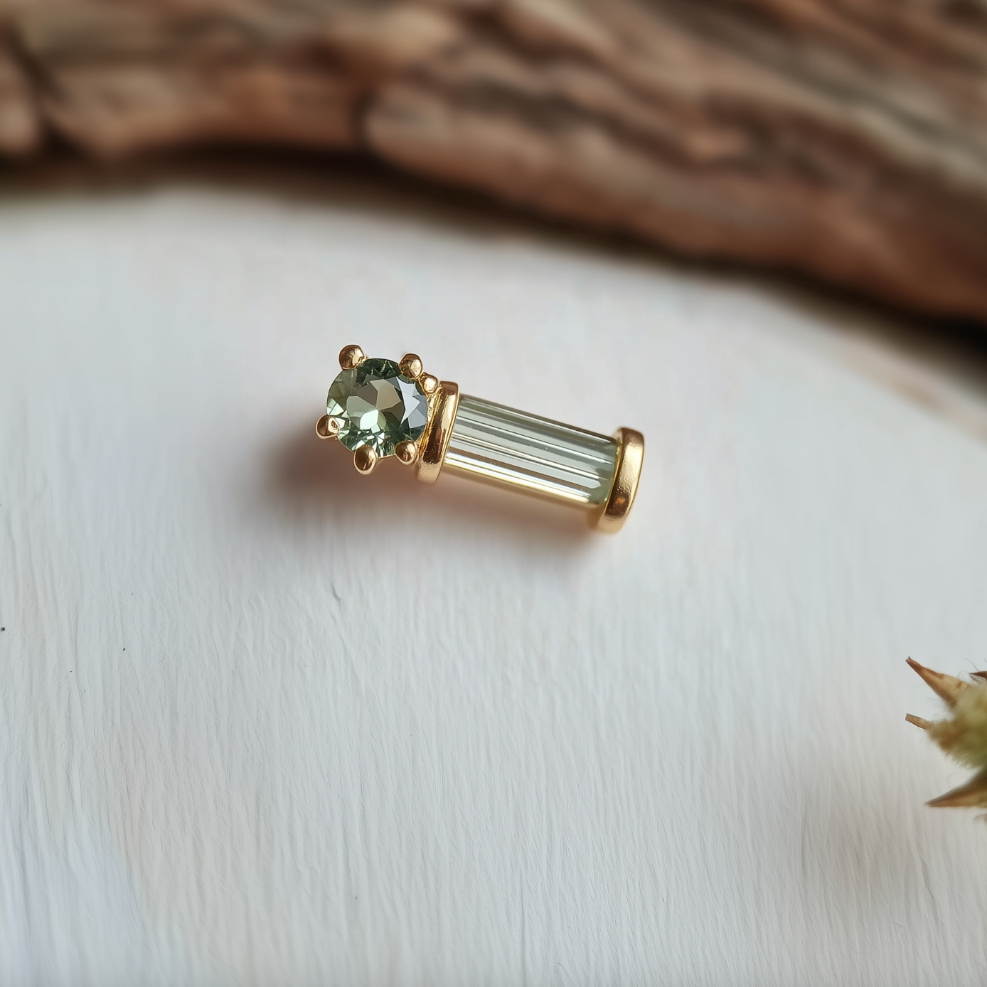 Wonderland Tourmaline Studs #9, SINGLE Stud