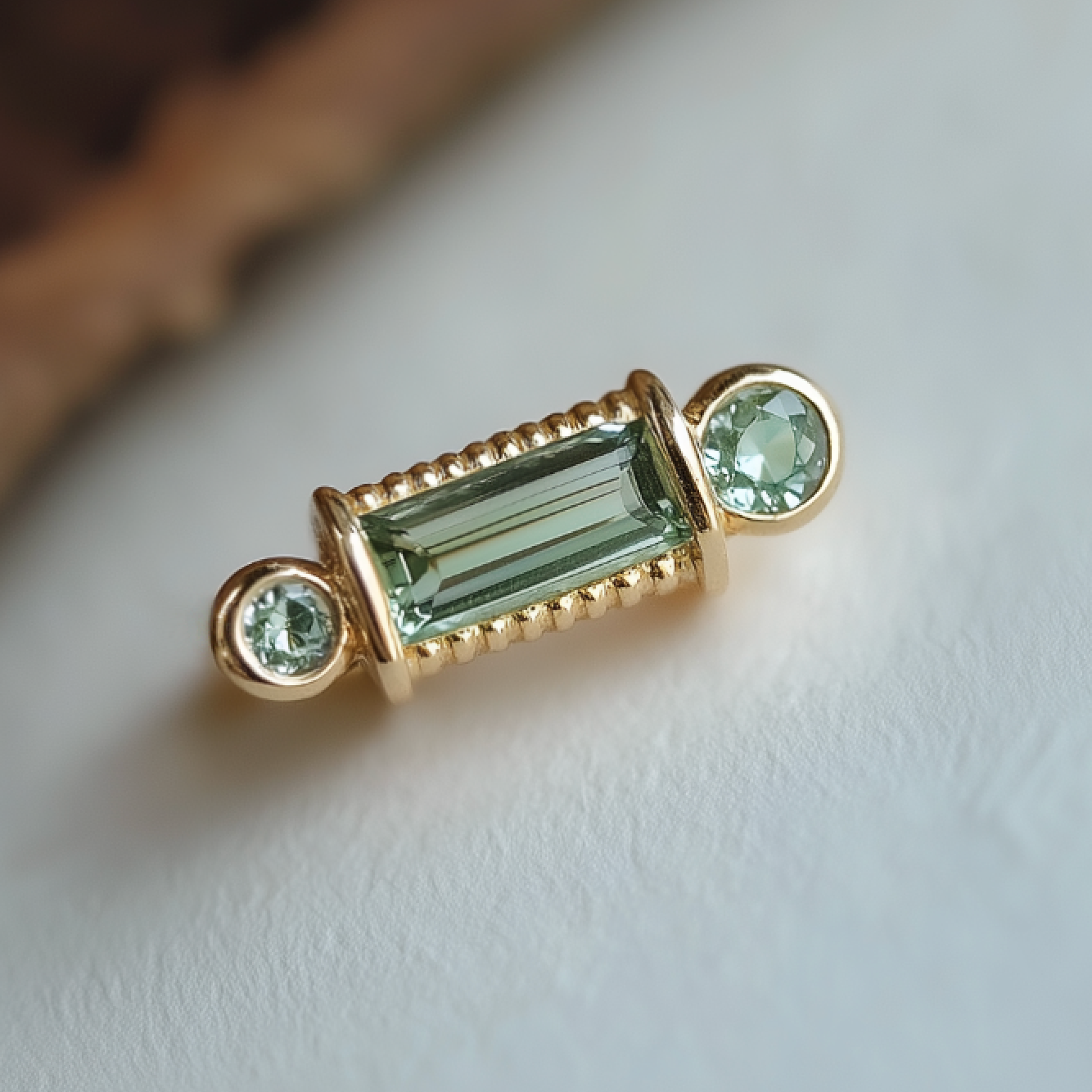 Wonderland Tourmaline Studs #8, Dainty Earring, Single Stud