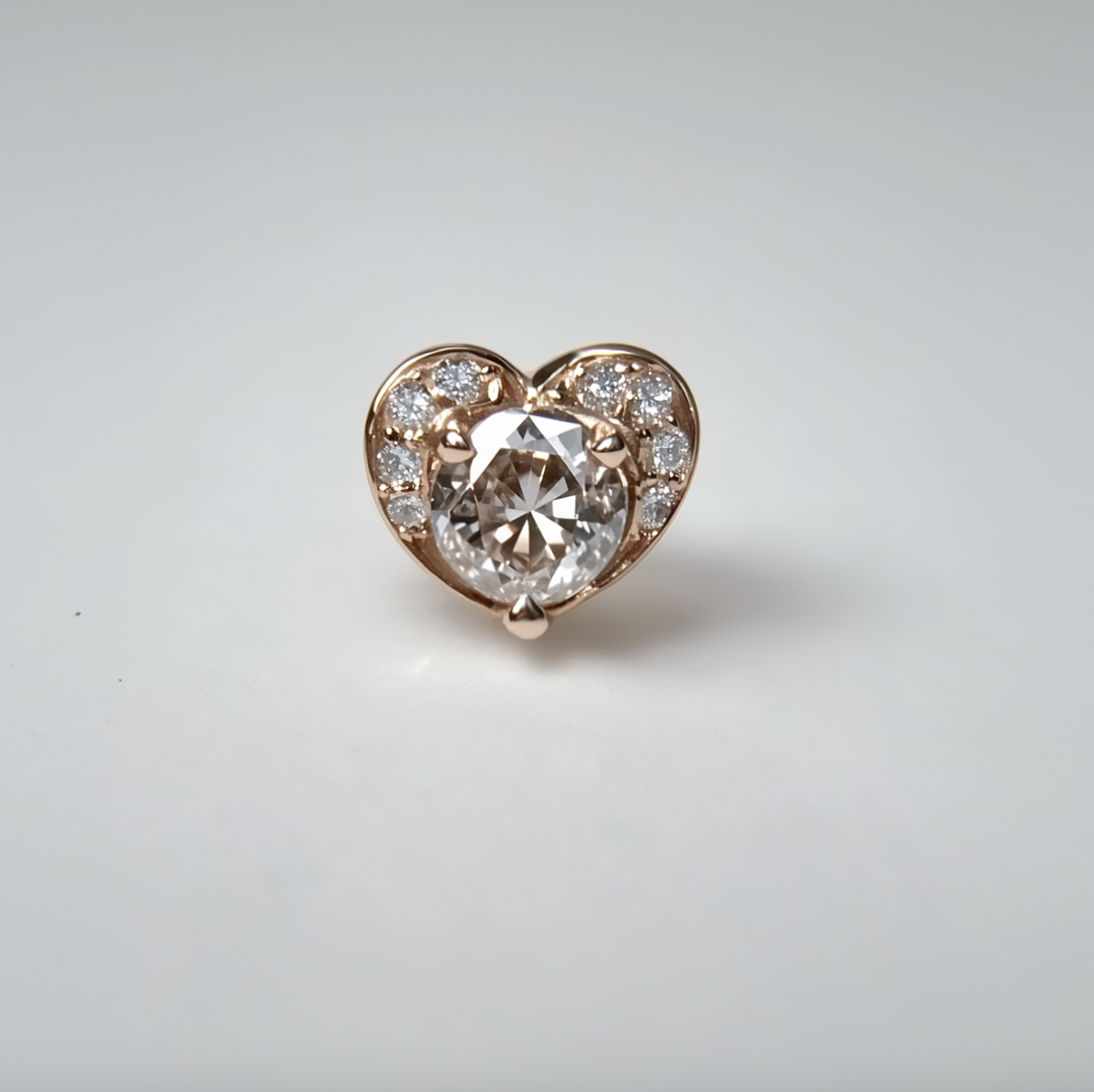 Pepper and diamond Diamond Stud, Small Single Stud