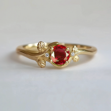 Load image into Gallery viewer, Nova Rouge Ruby Ring, Ruby Ring, Ruby engagement ring, Ruby Jewelry
