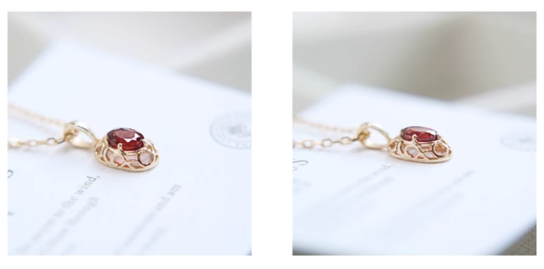 Natural Oval Garnet Necklace Sterling silver, Dainty Red Garnet Birthstone Pendant