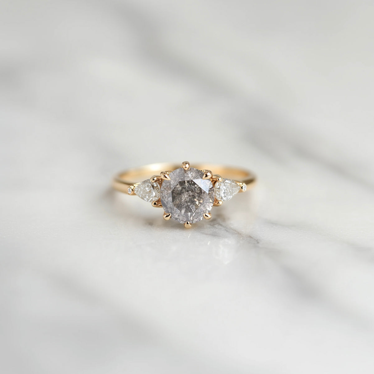 best salt and pepper diamond ring for women