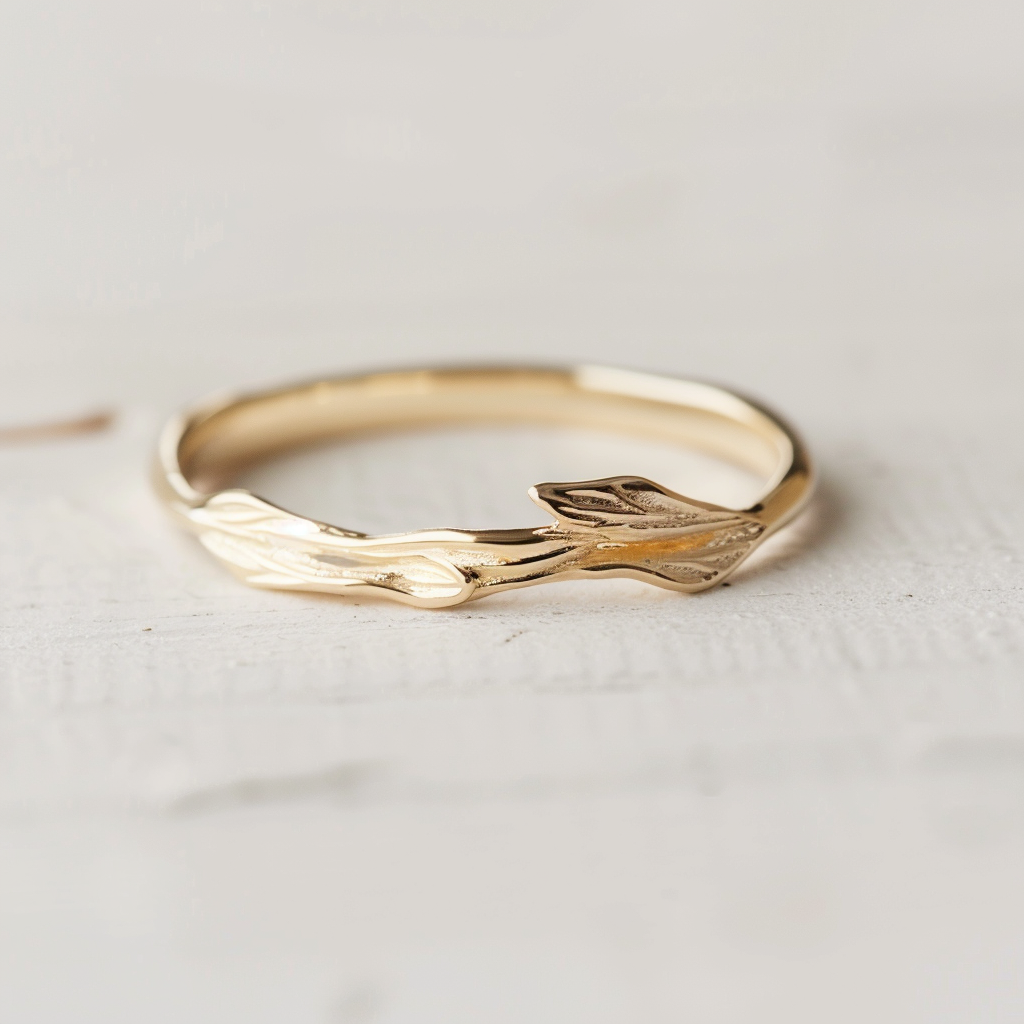 14k Gold Wedding Matching Ring