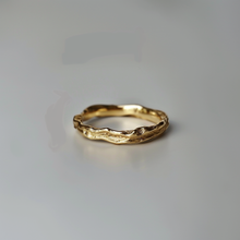 Load image into Gallery viewer, Simple Gold Wedding Band, Simple wide band
