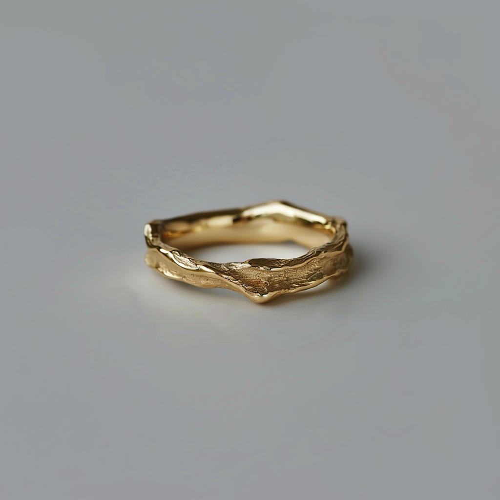Simple wide band, Gold Wedding Band For Men and Women, Thick Band