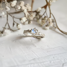 Load image into Gallery viewer, Garden Angel, Moonstone Engagement Ring
