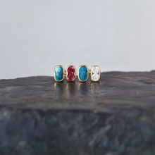 Load image into Gallery viewer, Turquoise Studs, Simple Earrings
