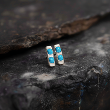 Load image into Gallery viewer, Turquoise Earrings, Turquoise Studs
