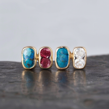 Load image into Gallery viewer, Turquoise Studs, Simple Earrings
