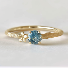 Load image into Gallery viewer, Dear Jasmine Blue Diamond Engagement Ring
